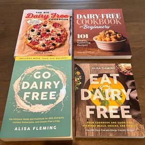 Dairy Free cookbooks (4). All brand new! Great for starting new diet or allergy